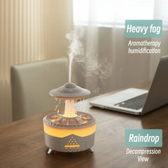 UFO Raindrop Remote Control Aroma Diffuser Electric Ultrasonic Air Humidifier