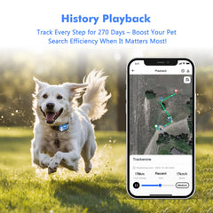 4G Dog Cat GPS Tracker for Pets - Waterproof Smart Locator with App