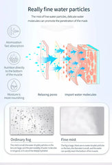Ozone Facial Steamer Warm Mist Humidifier for Face Deep Cleaning