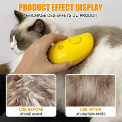 Cat Steamy Brush 3 in 1 Grooming Steam Brush Electric Sprayer