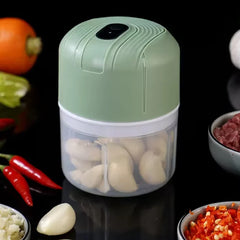 Mini Electric Garlic Masher Wireless Portable Food Processor