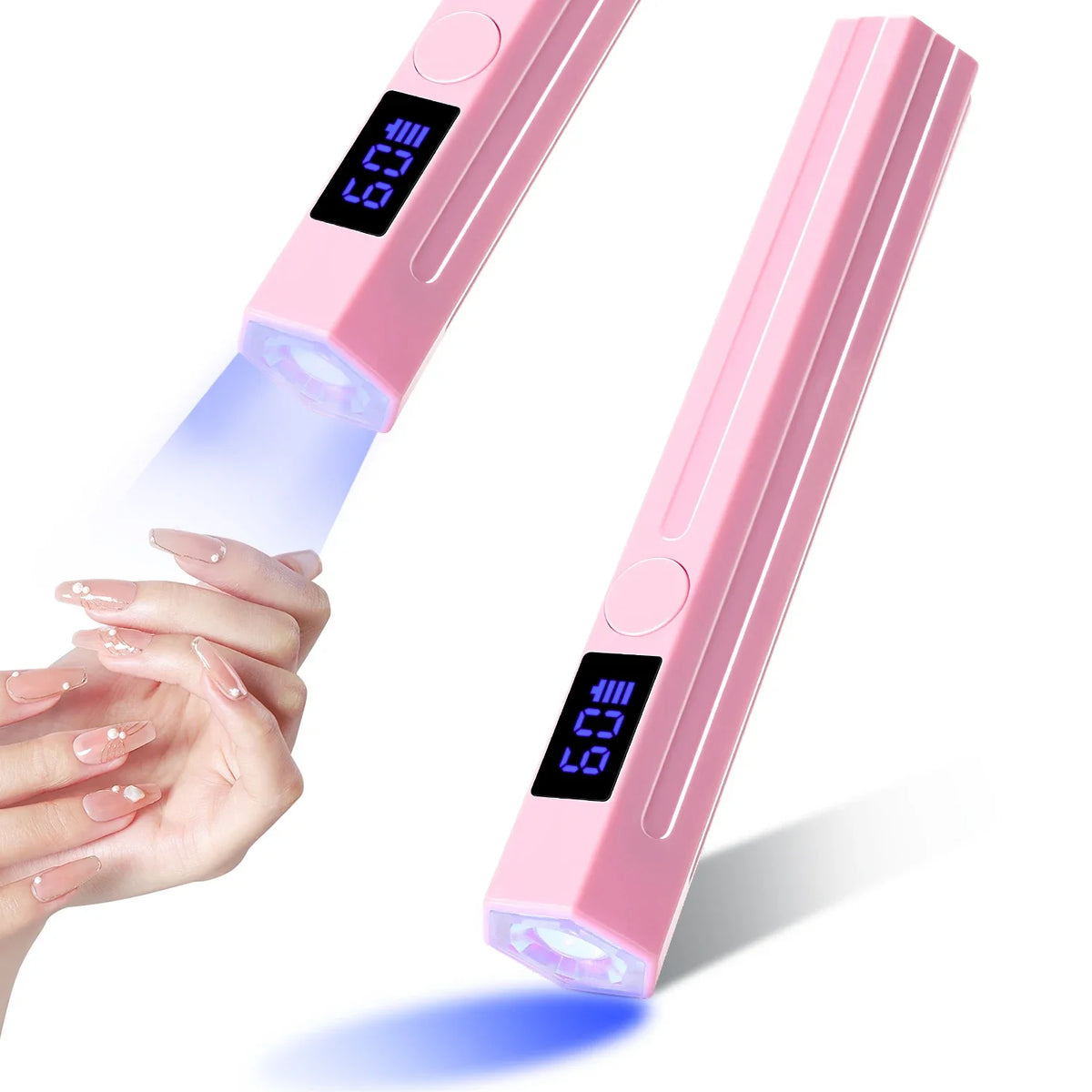 Mini Portable Nail Lamp Rechargeable Mini Handheld UV LED Lamp For Nails Gel Drying Cordless Nail Dryer Lamp Mini Flashlight Pen