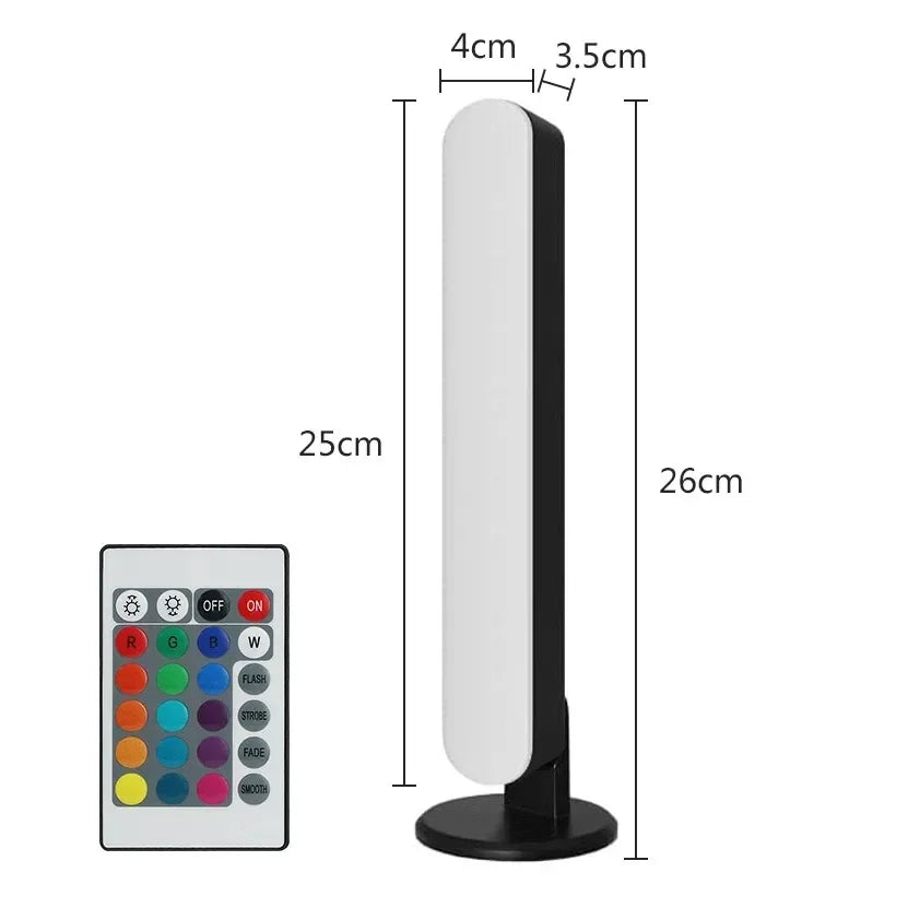 Smart LED Symphony Sound Control Pickup Light RGB Music Rhythm Ambient Lamp