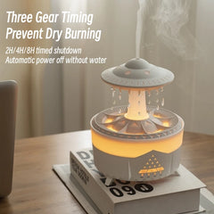 UFO Raindrop Remote Control Aroma Diffuser Electric Ultrasonic Air Humidifier