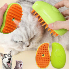 Cat Steamy Brush 3 in 1 Grooming Steam Brush Electric Sprayer
