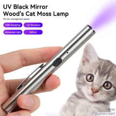Wood Lamp Pet Fungus Detection Waterproof Flashlight