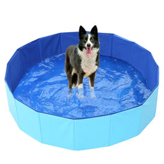Foldable Cat Pool Toy Play Water Bath Tub for Dogs and Cats